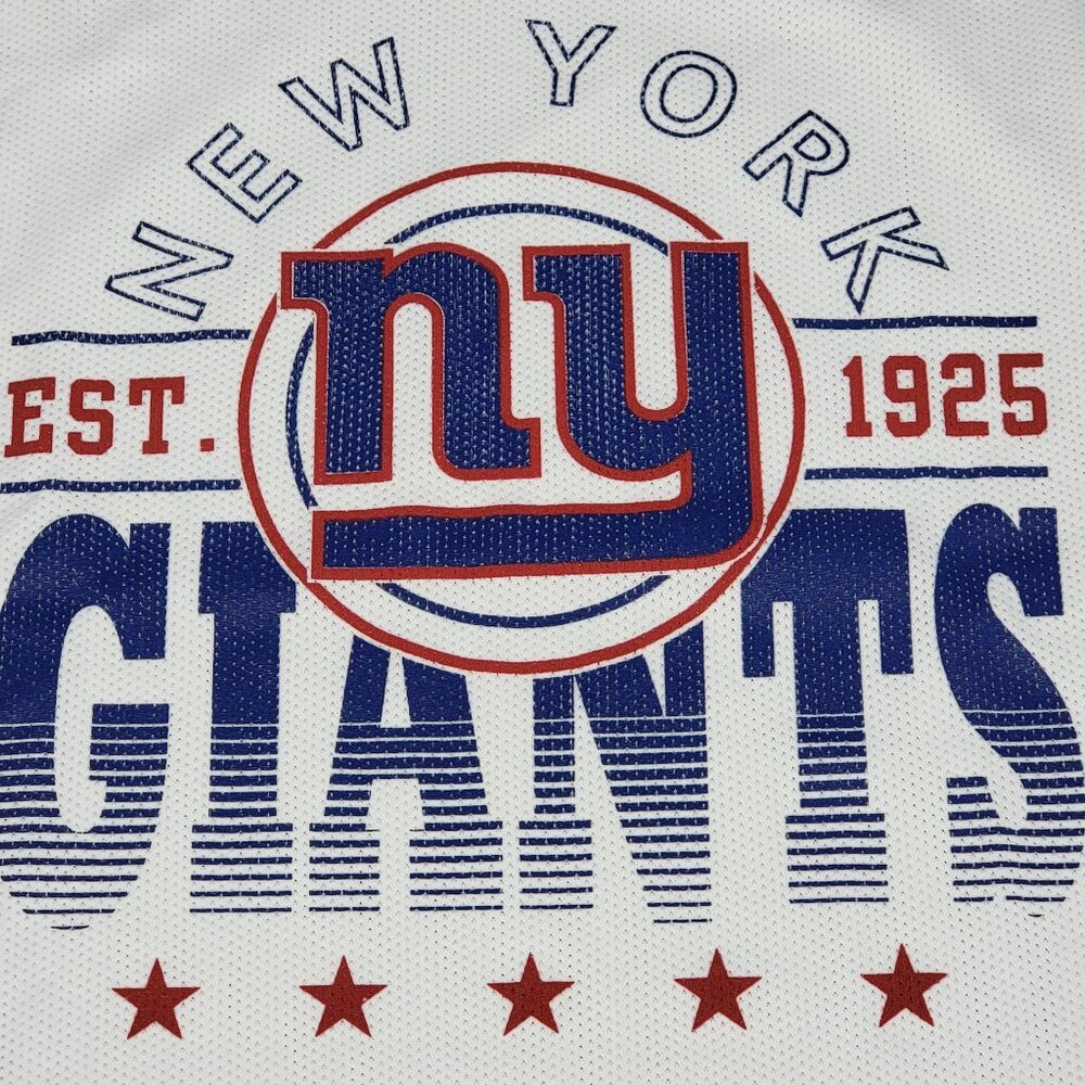 NFL Women's New York Giants White Mesh Tee Shirt - M - Picture 6 of 7